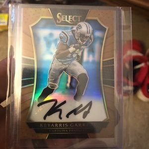 Keyarris Garrett signed rookie! Mint